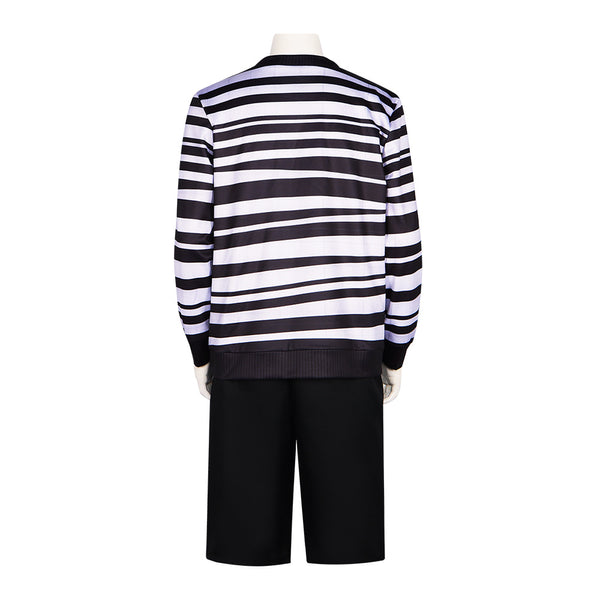 Adult Pugsley Addams Halloween Costume Cosplay Shirt From Yicosplay