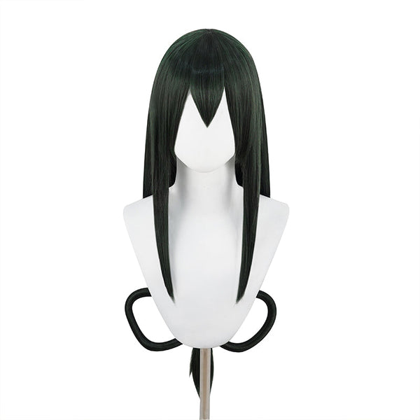 Tsuyu Asui Deep Green Cosplay Wig From Yicosplay