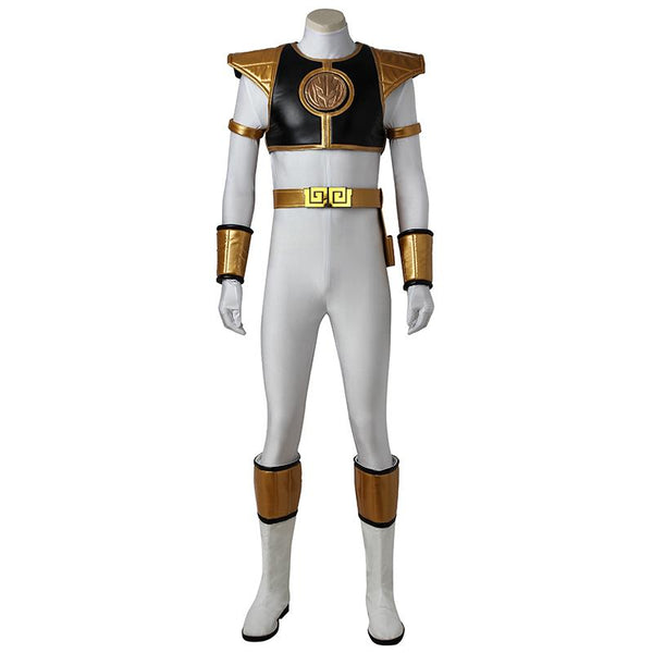 Mighty Morphin Power Rangers White Ranger Tommy Oliver Cosplay Costume From Yicosplay