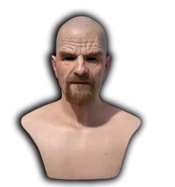 Walter White Masks Breaking Bad Realistic Latex Face for Halloween From Yicosplay