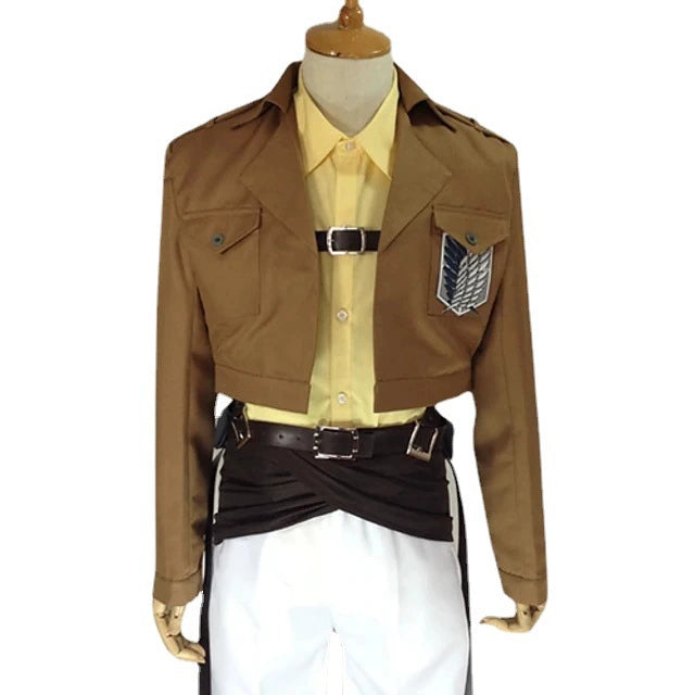 Aot Shingeki No Kyojin Scout Regiment Hange Zoe Hanji Zoe Cosplay Costume Halloween Outfit Jacket From Yicosplay