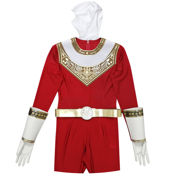 Power Rangers Zeo Ranger V Red Cosplay Costume From Yicosplay