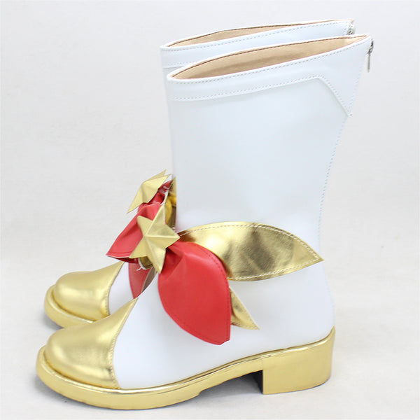 LOL Star Guardian Jinx White Shoes Cosplay Boots From Yicosplay