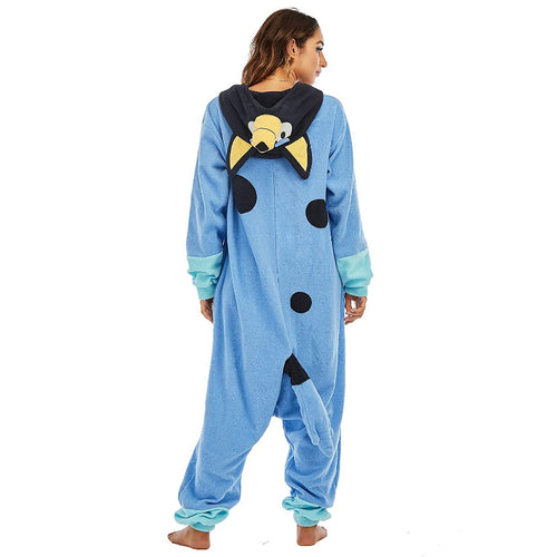 Bingo From Bluey Costume Halloween Pajamas Nightwear Onesies From Yicosplay