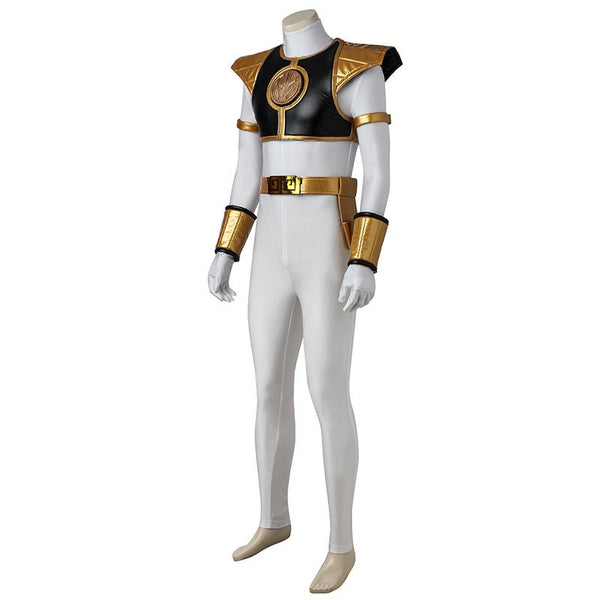 Mighty Morphin Power Rangers White Ranger Tommy Oliver Cosplay Costume From Yicosplay