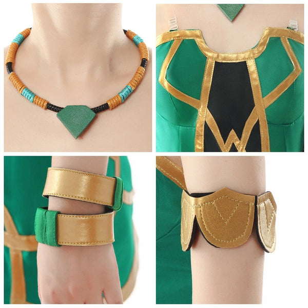 League of Legends Empress of The Elements Qiyana Cosplay Costume From Yicosplay