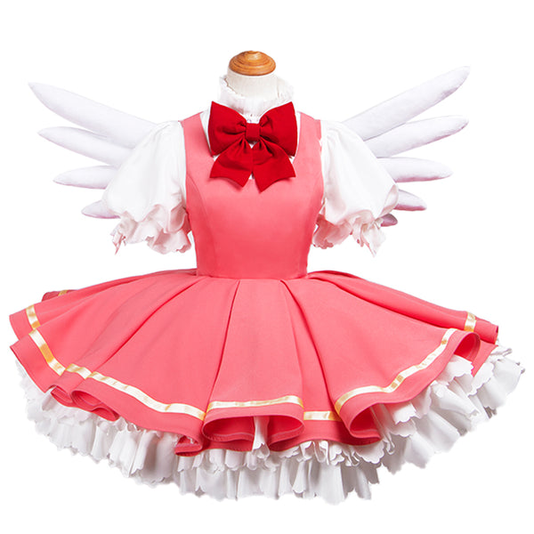 Cardcaptor Sakura Red Battle Cosplay Dress Halloween Costume From Yicosplay