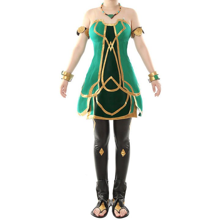 League of Legends Empress of The Elements Qiyana Cosplay Costume From Yicosplay