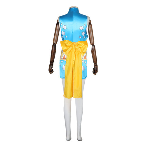 Nami One Piece Cosplay Costume Blue Wano Dress From Yicosplay