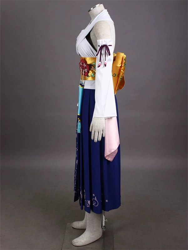 Final Fantasy 10 Yuna Cosplay Costume From Yicosplay