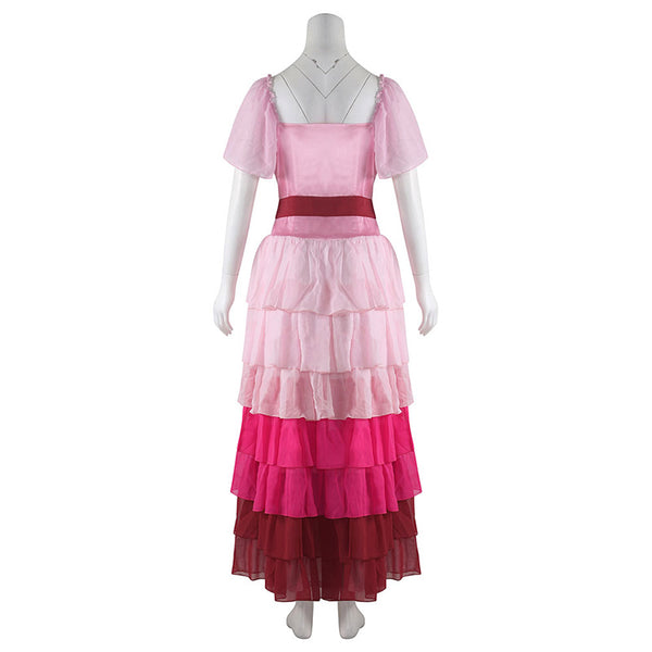 Hermione Christmas Ball Pink Dress Cosplay Costume From Yicosplay