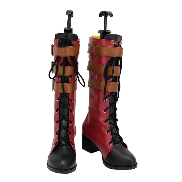Overwatch Anniversary 2020 Ashe Little Red Brown Shoes Cosplay Boots From Yicosplay