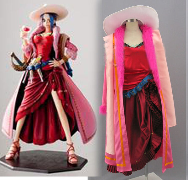 Nefertari Vivi One Piece Red Halloween Costume Pirate Queen Vivi Cosplay Outfits From Yicosplay