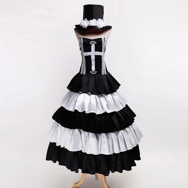 One Piece Perona Gothic Lolita Dress Outfits Cosplay Costume From Yicosplay