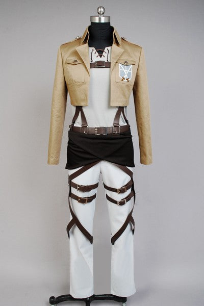 Attack on Titan Shingeki no Kyojin Eren Jaeger Training Corps Cosplay Costume From Yicosplay