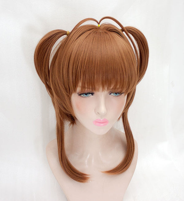 Cardcaptor Sakura: Clear Card Sakura Kinomoto Brown Cosplay Wig From Yicosplay