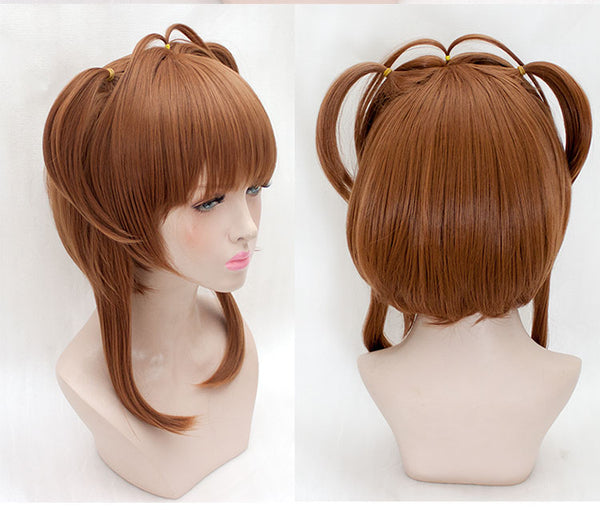 Cardcaptor Sakura: Clear Card Sakura Kinomoto Brown Cosplay Wig From Yicosplay