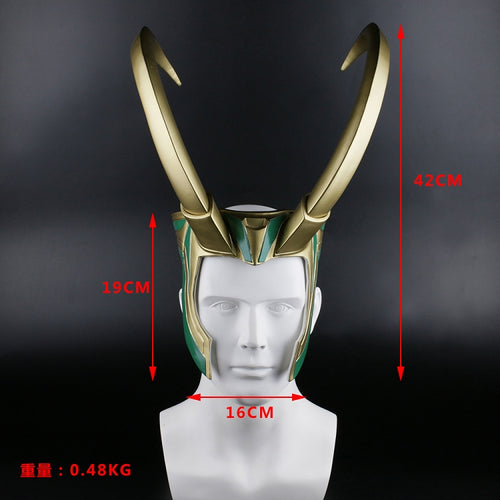 Loki Cosplay PVC Headwear Headband Helmet Masquerade Halloween Party Costume Props From Yicosplay