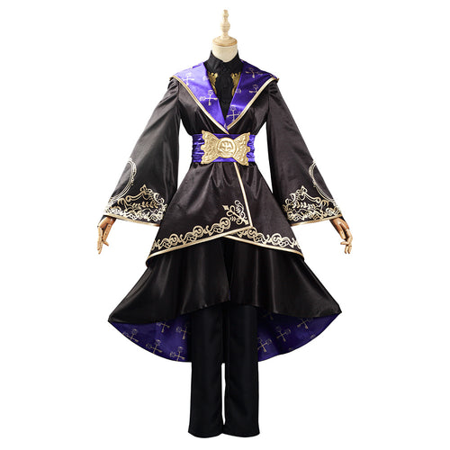 Twisted Wonderland Riddle Rosehearts Black Cosplay Costume From Yicosplay