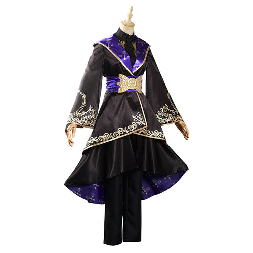 Twisted Wonderland Riddle Rosehearts Black Cosplay Costume From Yicosplay