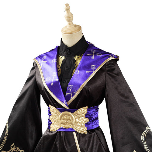 Twisted Wonderland Riddle Rosehearts Black Cosplay Costume From Yicosplay