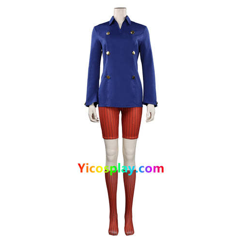 Hunter X Hunter Neferpitou Blue Halloween Outfit Cosplay Costume From Yicosplay