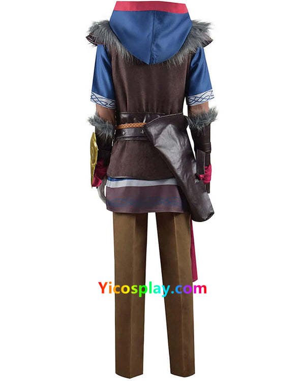 Assassin Creed Valhalla Eivor Outfits Halloween Cosplay Costume – Yicosplay