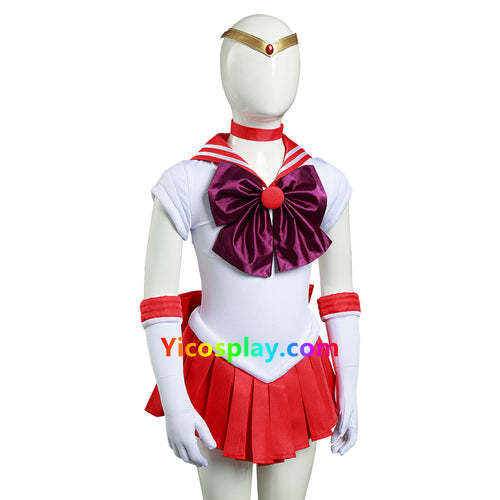 Sailor Moon Hino Rei Kids Children Girls Dress Outfits Halloween Suit Cosplay Costume From Yicosplay