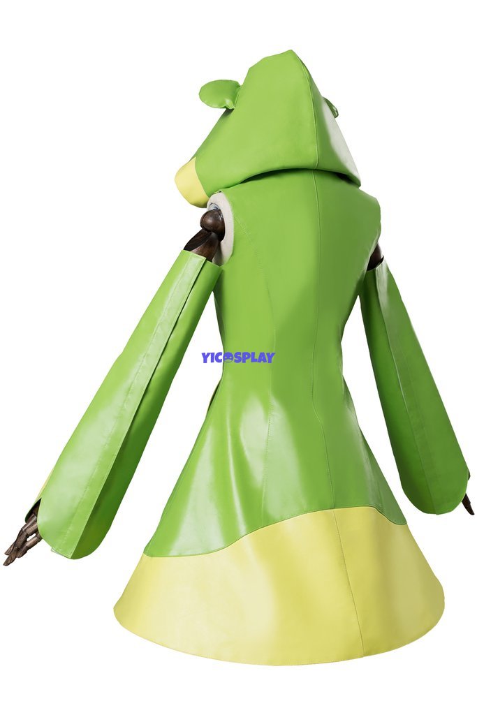 Anime Card Captor Kinomoto Sakura Green Raincoat Halloween Suit Cosplay Costume From Yicosplay