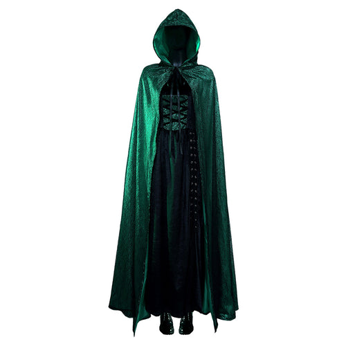 Emerald Sorceress Green Cloak Dress Cosplay Costume From Yicosplay