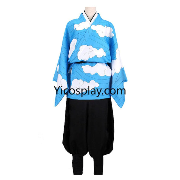 Demon Slayer Kimetsu No Yaiba Tanjiro Kamado Cloud Kimono Cosplay Costume From Yicosplay