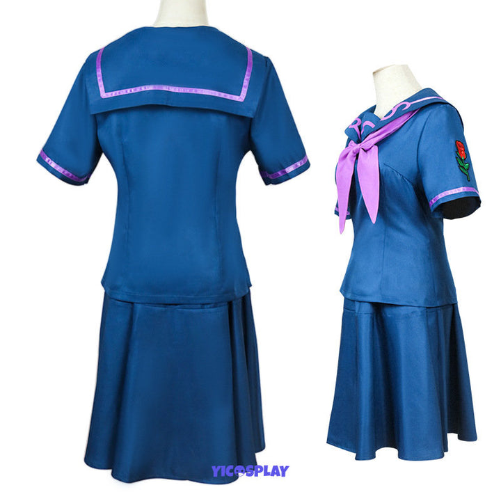 JoJo's Bizarre Adventure Yukako Yamagishi Cosplay Costume Outfits Halloween Suit From Yicosplay