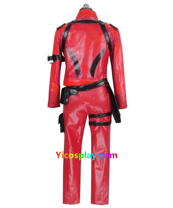 Soldier 76 Red Halloween Immortal Skin Cosplay Costume Outfit From Yicosplay