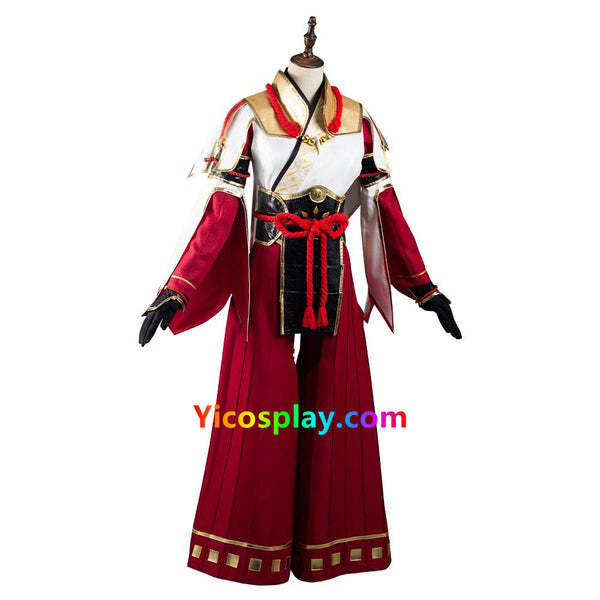 Monster Hunter Rise MH Rise Minoto/Hinoto Halloween Outfit Cosplay Costume From Yicosplay