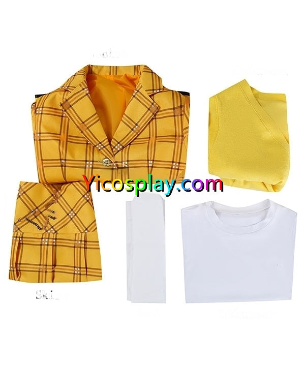 Cher Horowitz Halloween Costume Yellow Outfit Clueless From Yicosplay