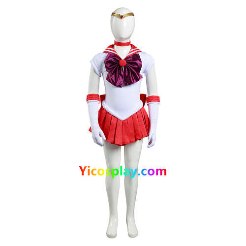 Sailor Moon Hino Rei Kids Children Girls Dress Outfits Halloween Suit Cosplay Costume From Yicosplay