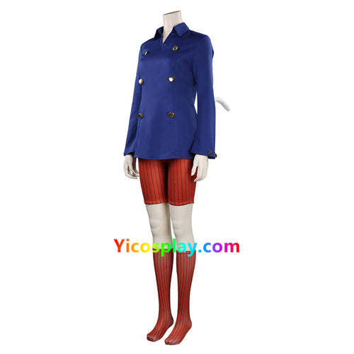 Hunter X Hunter Neferpitou Blue Halloween Outfit Cosplay Costume From Yicosplay