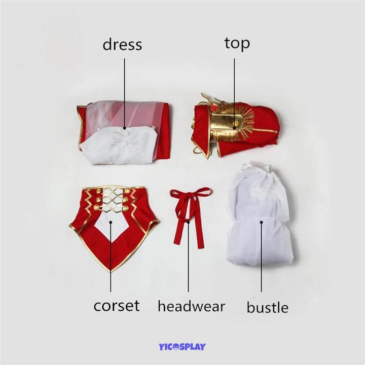 Fate /Grand Order Nero Claudius Caesar Augustus Germanicus Red Saber Cosplay Costume From Yicosplay