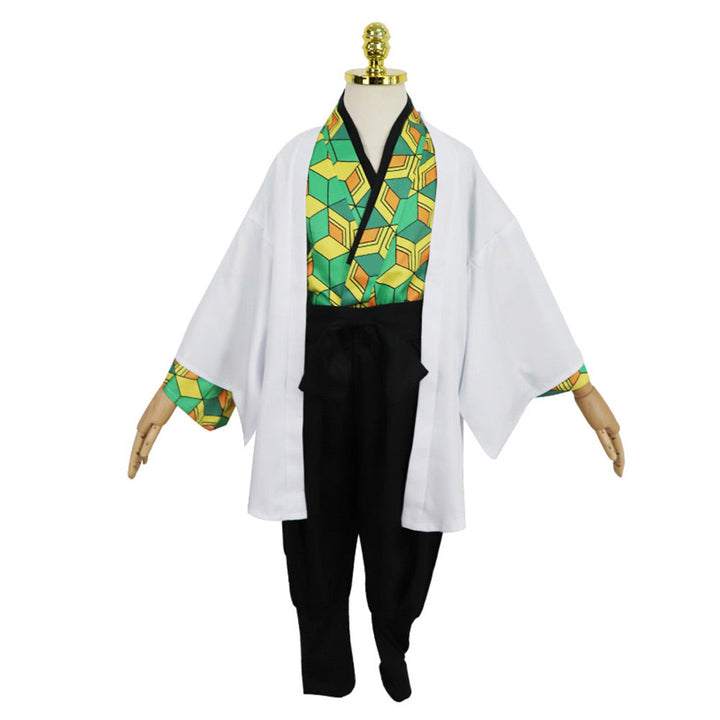 Demon Slayer Sabito Adult Halloween Kimono Cosplay Costume From Yicosplay