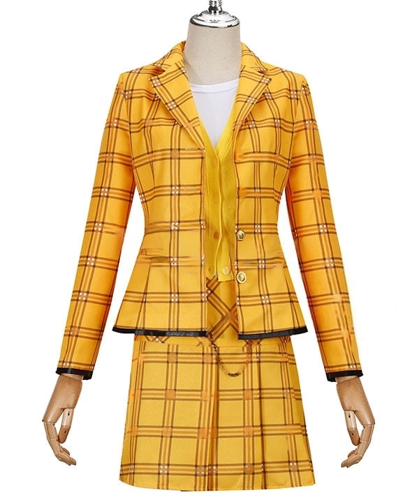 Cher Horowitz Halloween Costume Yellow Outfit Clueless From Yicosplay