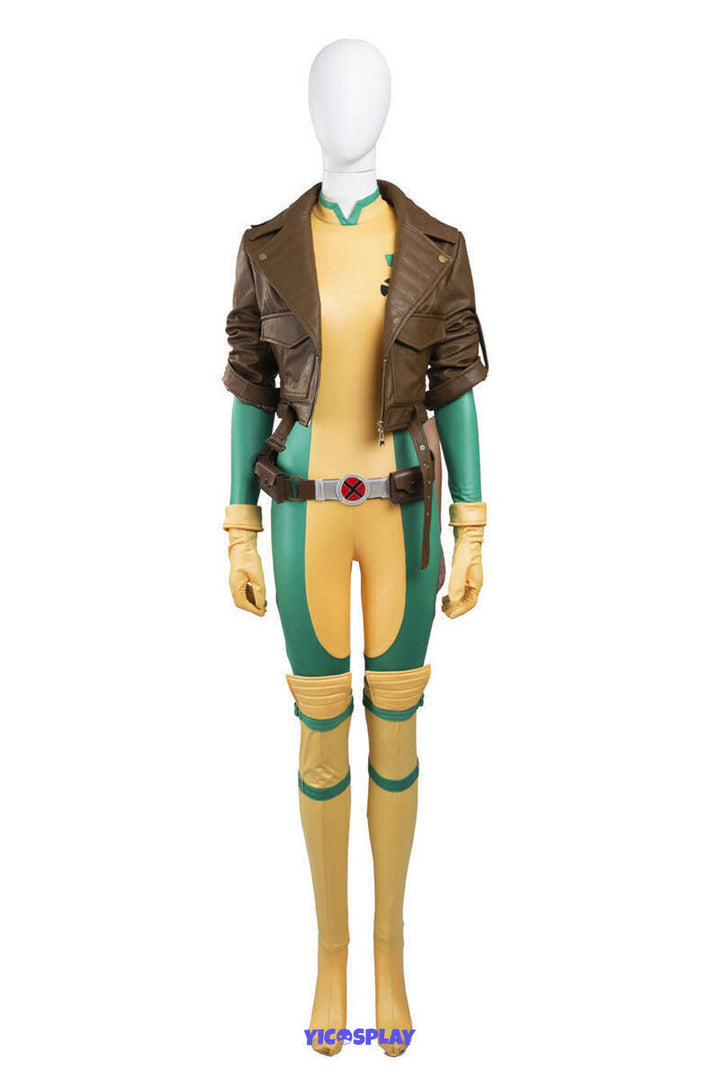 X Men Rogue 90s Rogue Halloween Outfit Cosplay Costume From Yicosplay