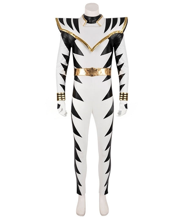 White Ranger Cosplay Suit Costume for Adults From Yicosplay