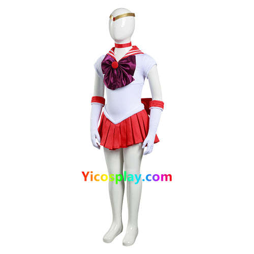 Sailor Moon Hino Rei Kids Children Girls Dress Outfits Halloween Suit Cosplay Costume From Yicosplay