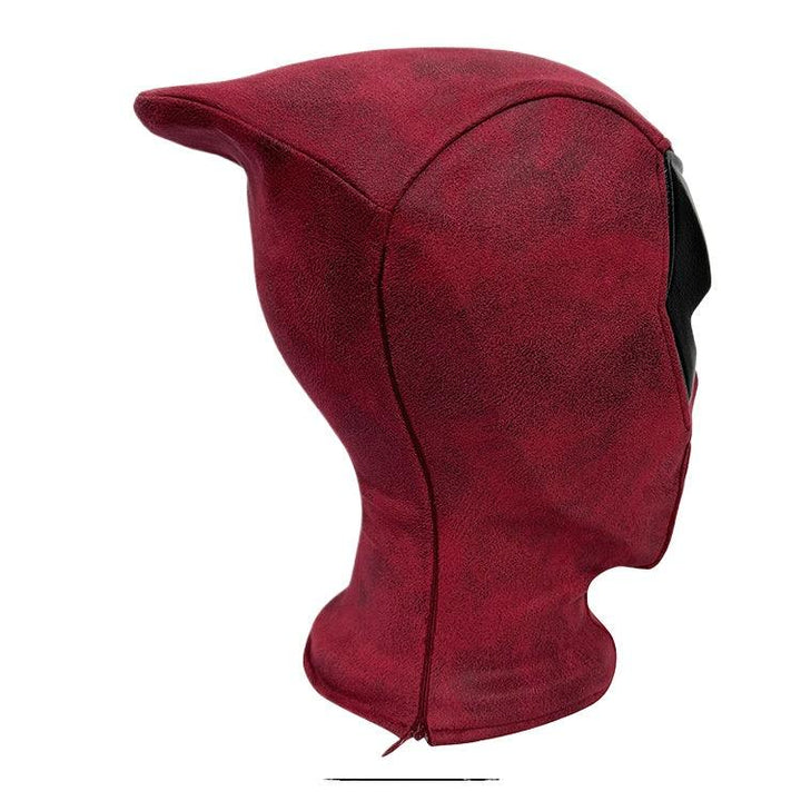 Deadpool Wade Wilson Suede Helmet Head Hood From Yicosplay