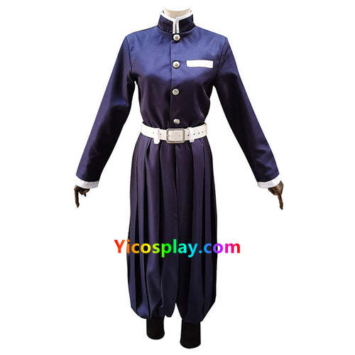 Demon Slayer Aoi Kanzaki Cosplay Costumes Outfits Halloween Suit From Yicosplay