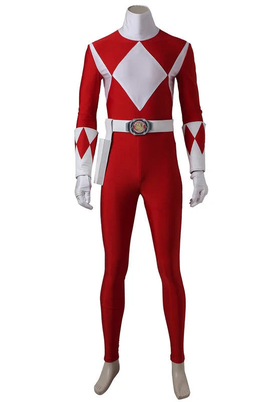 Mighty Morphin Power Rangers Red Ranger Cosplay Costume From Yicosplay