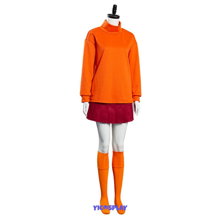 Velma Costume Adult Scooby-Doo Velma Dinkley Costume From Yicosplay