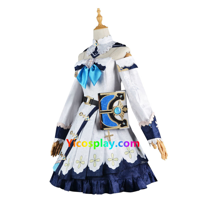 Genshin Impact Barbara Dress Outfits Halloween Suit Cosplay Costume From Yicosplay