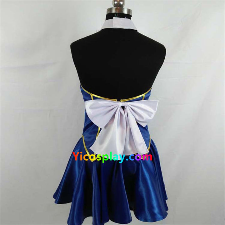 Fairy Tail Lucy Heartfilia Blue Cosplay Costume From Yicosplay