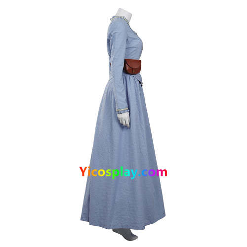 Westworld Dolores Abernathy Blue Vintage Dress Cosplay Costume From Yicosplay